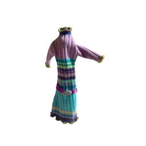 Mattel Barbie Boutique  Dress in purple and blue stripes 2002